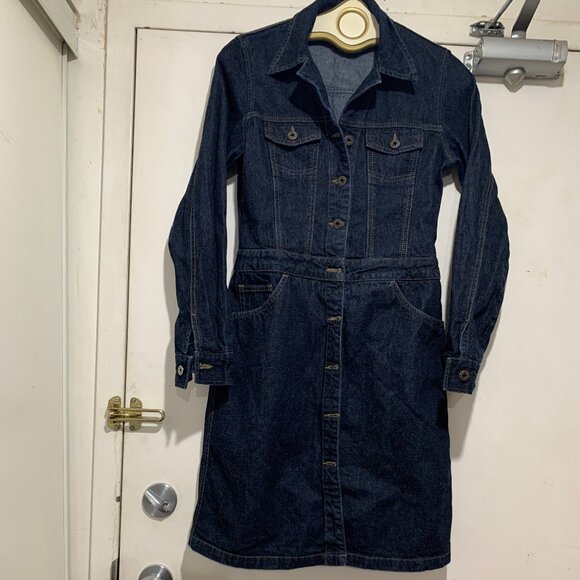 MAVI LONG SLEEVE DENIM DRESSES SIZE M - Picture 3 of 9